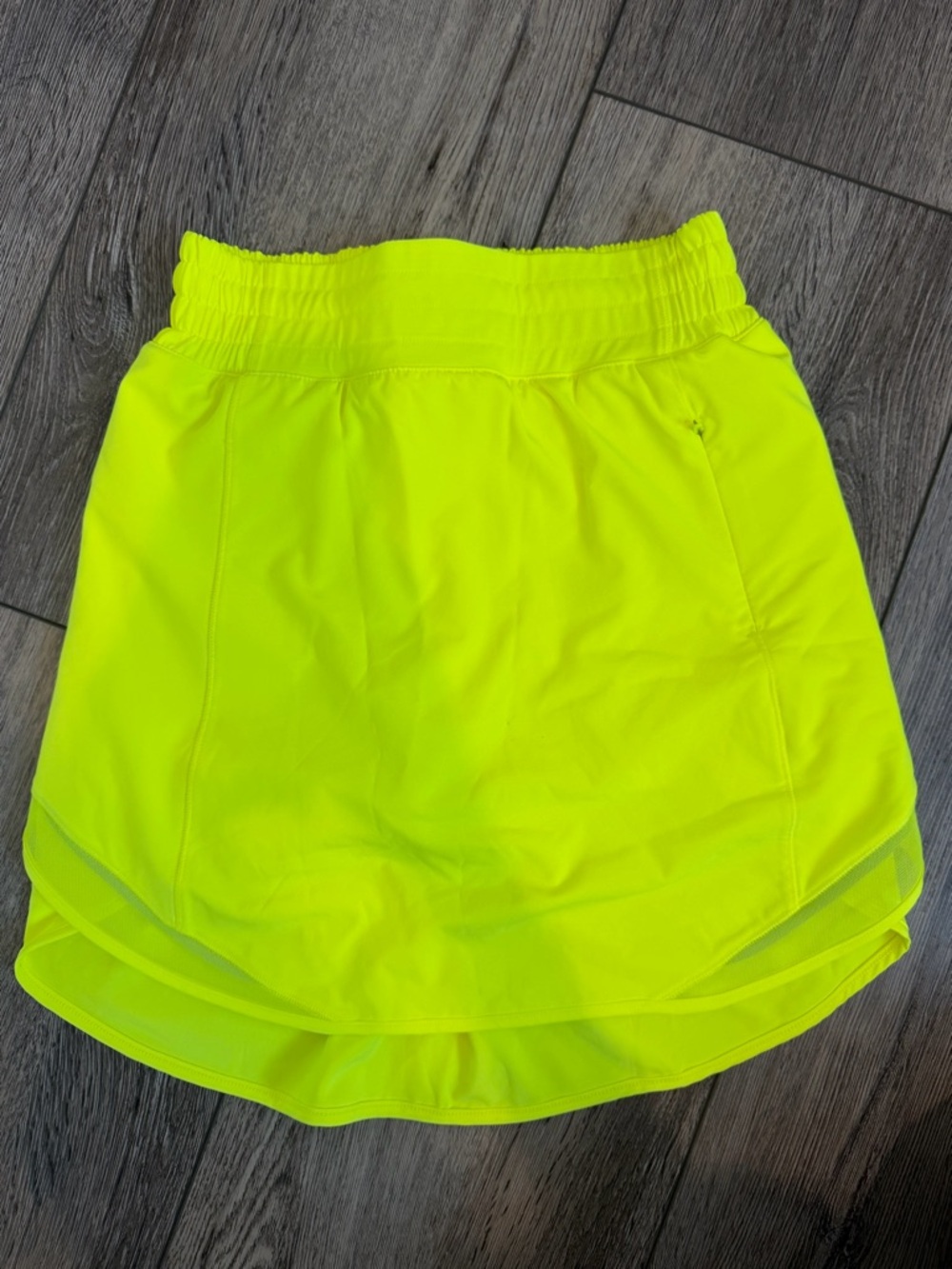 lululemon athletica Neon Yellow Athletic Skirt